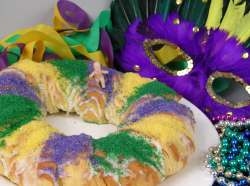 Mardi Gras king cake