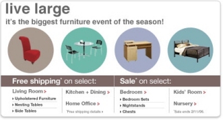 Target furniture sale